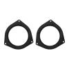 6.5" Car Speaker Spacers Adapter (2pcs) Fits for Toyota Crown Reiz, Plastic Black Mounting Spacer Adaptor Ring view 1