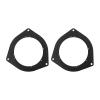 6.5" Car Speaker Spacers Adapter (2pcs) Fits for Toyota Crown Reiz, Plastic Black Mounting Spacer Adaptor Ring view 2