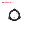 6.5" Car Speaker Spacers Adapter (2pcs) Fits for Toyota Crown Reiz, Plastic Black Mounting Spacer Adaptor Ring view 4