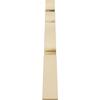 Ekena Millwork GPP072X012X100KEN Kendall Architectural Grade PVC Gable Pediments, 72"W x 12"H x 1"P (4/12) Pitch view 3