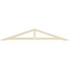Ekena Millwork GPP072X012X100ART Artisan Architectural Grade PVC Gable Pediments, 72"W x 12"H x 1"P (4/12) Pitch view 4