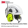 3M PELTOR LiteCom Plus Headset MT73H7P3E4610NA, Hearing Protector Attaches to Hard Hat, 2-Way Radio, Noise-Cancelling Speech Microphone, Hands-Free Protective Communication view 3