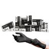 HandCare Black Disposable 4mil Nitrile Mechanic Gloves -Tattoo, Cleaning, Cooking, Food Prep, Medical Gloves view 2