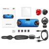 UltraDash Z3+ Standard Edition + 64GB SD Card - Dual Lens Dash Cam High Endurance SD 2K 1440P Telephoto Zoom-in Lens 140 Wide Angle Super Capacitor for Commute view 4