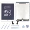Original Screen Replacement Kit for iPad Air 2 (A1566, A1567) - OEM LCD Digitizer Glass Panel Assembly with Tool Kit (White) view 1
