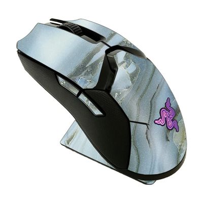 MightySkins Glossy Glitter Skin Compatible with Razer Viper Ultimate - Crystal Rock | Protective, Durable High-Gloss Glitter Finish | Easy to Apply and Change Styles | Made in The USA