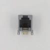 100pcs RJ11 Connector 4P RJ11 Cable Adapter Socket Plug 90 Degrees Plastic Pcb-6p4c Gray 4PIN Gold-Plated - (Cable Length: RJ11) view 2