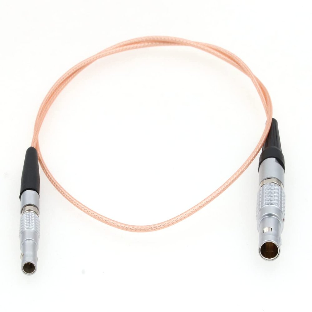 ZBLZGP Timecode Cable 00B 4 Pin 0B 5 Pin Ambient Lockit SD 664 Recorder for RED Epic Camera (Thin Flexible Cable)