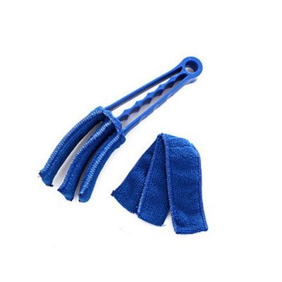 Venetian Blind Cleaner Washable Blind Duster Slat Cleaners Tool Cleaner Brush for Window Shutters(Blue)