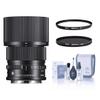 Sigma 90mm f/2.8 DG DN Contemporary Lens for L Mount, Bundle with Tiffen 55mm UV and CPL Filters view 1