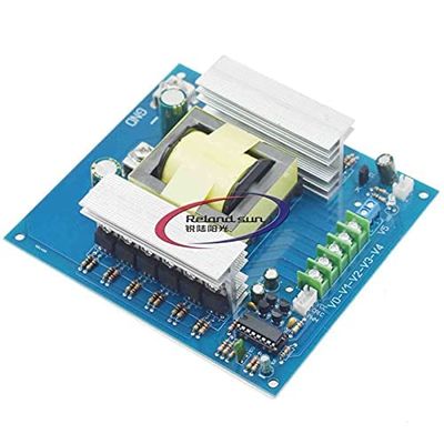 1000W Car Inverter DC12 or 24V to AC0-220V-380V DC to High Frequency AC Inverter DC to AC Boost Module Inverter Booster (DC12V)