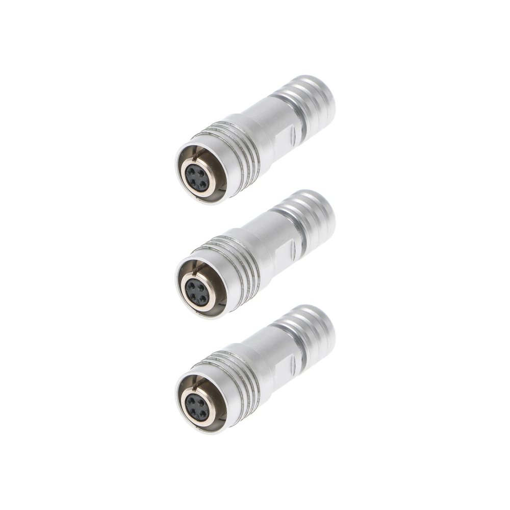 4-Pin-Female for Z-CAM Push-Pull Aviation-Connector for ZCAM-E2-S6| E2-F6| E2-F8 Camera Waterproof AConnect 3pcs
