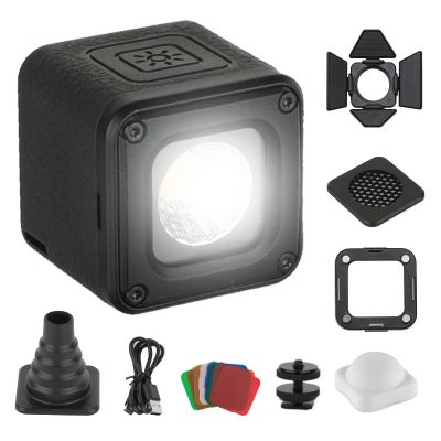SmallRig RM01 Mini LED Video Light Waterproof Portable Lighting Kit with 8 Color Filters, Dimmable Fill Photography Light 5600K CRI95, Lume Cube Camera Light for GoPro, for DJI Pocket 3, for DJI Nano