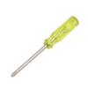 50pcs 55mm x 2mm Phillips Cross Mini Size Screwdriver for Mobilephone Laptop HDD Opening Repair Yellow view 1