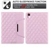 MVRYCE New iPad Mini 6 Smart Case, Soft PU Leather Folio Stand Cover Auto Wake/Sleep Magnetic Closure Flip Case with Card Slots/Pen Holder Compatible with 2021 iPad Mini 6th Gen 8.3 inch (Pink) view 4