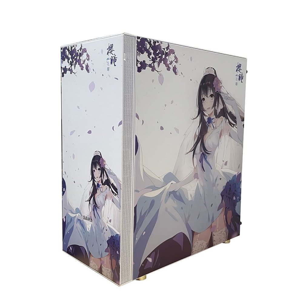 BBNB Gaming Case, Mid - Tower PC Gaming Case ATX/M-ATX/ITX - Front I/O USB 3.0 Port - Tempered Glass Side Panel - Your Unique Computer Case