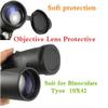 10x42 Rubber Lens Caps for Binoculars + Rainguard,Objective Optics Protection Covers view 2