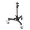 AMBITFUL Heavy Duty Light Stand with Casters, 21-31.9" Photography Tripod Stand with Adjustable Height -Foldable Design & 3 Locking Casters for Studio/Low-Angle Shooting, Softboxes & Studio Lights view 1