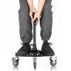AMBITFUL Heavy Duty Light Stand with Casters, 21-31.9" Photography Tripod Stand with Adjustable Height -Foldable Design & 3 Locking Casters for Studio/Low-Angle Shooting, Softboxes & Studio Lights view 4