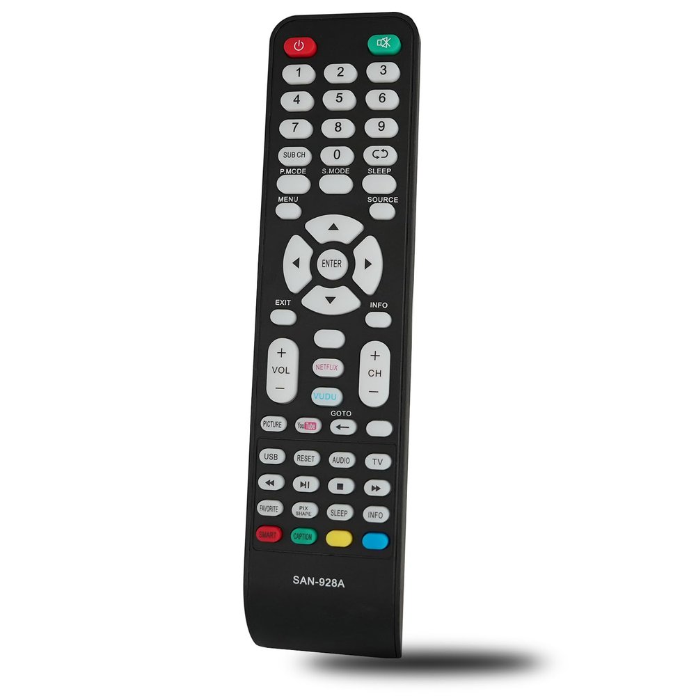 Replacement Remote Control SAN-928 Compatible for Sanyo TV DP50741 DP50719 DP26647 DP42647 DP50747 DP42746 DP50747