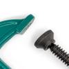 SATA C-Clamp 8" - ST90436ST, Green view 4