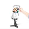 WeatherTech TabletHolder (Black/Grey) with Black Billet Knobs - Tablet Holder for Desktop, Tabletop or Kitchen Counter Top Non Slip Multi Surface Holder view 2