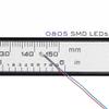 ZZHOB 25PCS Pre-Wired 0805 SMD LEDs(Light Mode: Continuous Ice Blue Light) Micro LED Light Emitting Diode with Assembly Accessories (Ice Blue, 25pcs) view 2
