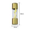 A.A AGU Fuse 50A 50 Amp Gold Glass Inline for Car/Auto/Marine Audio Stereo Amplifier Power Protection (50 Amp) view 2