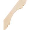 Ekena Millwork BRC04X20X26OLY00SDF 3 1/2"W x 20"D x 26"H Olympic Smooth Knee Brace, Douglas Fir view 3