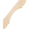 Ekena Millwork BRC04X24X30OLY00SDF 3 1/2"W x 24"D x 30"H Olympic Smooth Knee Brace, Douglas Fir view 3
