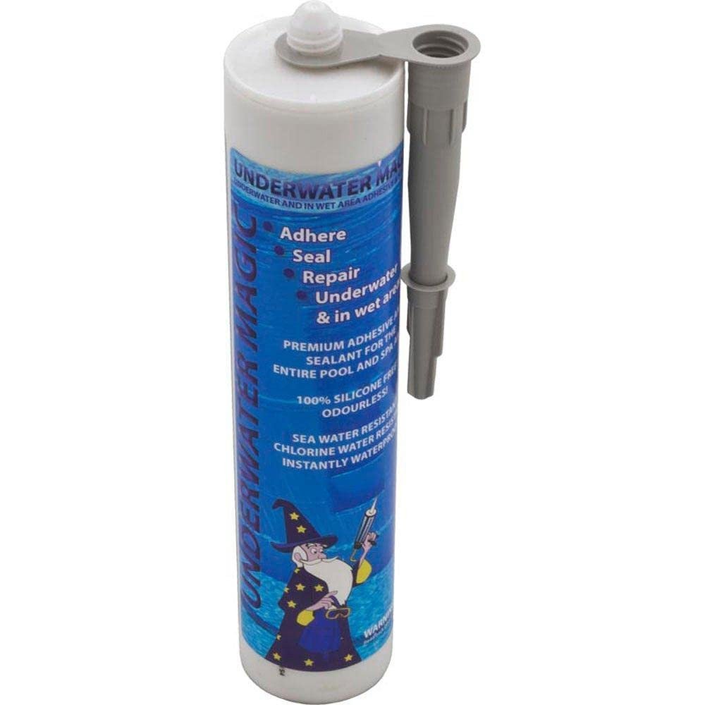 Underwater Mgc Sealant, Underwater Magic, 290ml/9.8oz Tube, 12ct, Gray UWM-04C