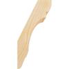 Ekena Millwork BRC06X08X16OLY00RDF 6"W x 8"D x 16"H Olympic Rough Sawn Knee Brace, Douglas Fir view 3