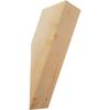 Ekena Millwork BRC06X10X22TRA00RDF 6"W x 10"D x 22"H Traditional Rough Sawn Knee Brace, Douglas Fir view 1