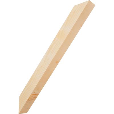 Ekena Millwork BRC04X30X34TRA00RDF 4"W x 30"D x 34"H Traditional Rough Sawn Knee Brace, Douglas Fir