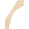 Ekena Millwork BRC04X22X34MRC00RDF 4"W x 22"D x 34"H Merced Rough Sawn Knee Brace, Douglas Fir view 3