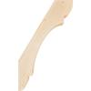 Ekena Millwork BRC04X18X30OLY00RDF 4"W x 18"D x 30"H Olympic Rough Sawn Knee Brace, Douglas Fir view 3