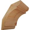 Ekena Millwork BRC06X08X08OLY00RDF 6"W x 8"D x 8"H Olympic Rough Sawn Knee Brace, Douglas Fir view 1