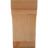 Ekena Millwork BRC06X08X12OLY00RDF 6"W x 8"D x 12"H Olympic Rough Sawn Knee Brace, Douglas Fir view 2