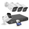 ANNKE H800 4K PoE Security Camera System, 8MP 8CH NVR with 1TB HDD and 4X 8MP Wired Bullet Cameras, Audio Recording, IP67 Weatherproof, 120dB WDR & 3D DNR, Smart IR & 100ft EXIR Night Vision view 1