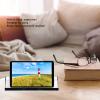Heayzoki Bluetooth Speaker,2 in 1 Tablet Pillow Phone Holder for Desk Portable Stereo Speaker Dual Drivers Rechargeable Stylish Tablet Stand Desk Soundbar for Home view 3