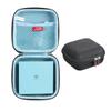 Hermitshell Travel Case for Phomemo M02 / Phomemo M02 Pro/Phomemo M02S Pocket Printer (Black Outside + Light Blue Inside) view 1