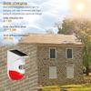 Solar Strobe Light with Motion Detector: Solar Alarm Light 120db Sound Security Siren Low False Alarm Rate Arm/Disarm by Remote Controller IP65 Waterproof for Home, Farm, Barn, Yard -DC Charging view 3