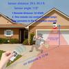 Solar Strobe Light with Motion Detector: Solar Alarm Light 120db Sound Security Siren Low False Alarm Rate Arm/Disarm by Remote Controller IP65 Waterproof for Home, Farm, Barn, Yard -DC Charging view 4
