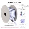 DELight AC 110-120V Waterproof IP65 RGB 50ft Neon Rope Lights with Remote view 4