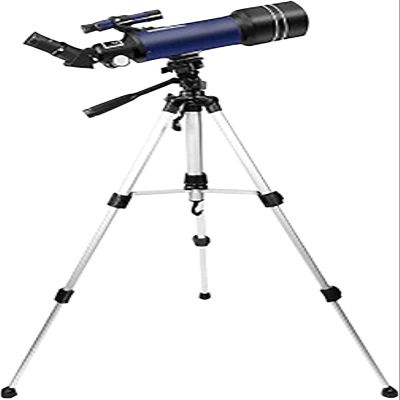 70mm Aperture AZ Mount Astronomical Refracting Telescope with Adjustable Tripod Finder Scope,Travel Monoculars as Young Astronomer Birthday Gifts