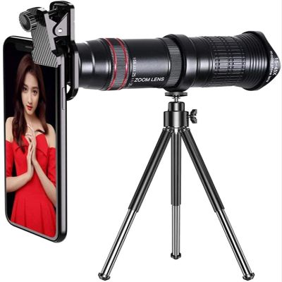 MMAXZ Phone Camera Lens for Birdwatching,HD Monocular Telescope,High Power Telescope, Camping, Zoom Waterproof with Holder Tripod