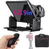 Moman Teleprompter, Metal Prompter iPad Tablets with APP Remote Control for DSLR Camera Camcorder Smartphone Mobile,for Tablets Autocue Camera Prompting,Metal Prompter Kit(MT12,12inch) view 1