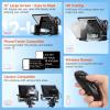 Moman Teleprompter, Metal Prompter iPad Tablets with APP Remote Control for DSLR Camera Camcorder Smartphone Mobile,for Tablets Autocue Camera Prompting,Metal Prompter Kit(MT12,12inch) view 3
