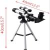 MMAXZ Telescope for Astronomy Beginners with Sturdy Steel Tripod,360x60mm AZ Astronomical Refractor Telescope for Adults,Great Astronomy Gift for Kids to Explore Moon and Planets view 3