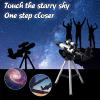 MMAXZ Telescope for Astronomy Beginners with Sturdy Steel Tripod,360x60mm AZ Astronomical Refractor Telescope for Adults,Great Astronomy Gift for Kids to Explore Moon and Planets view 4